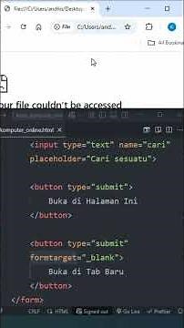 HTML formtarget attribute: Form Result Open New Tab!
