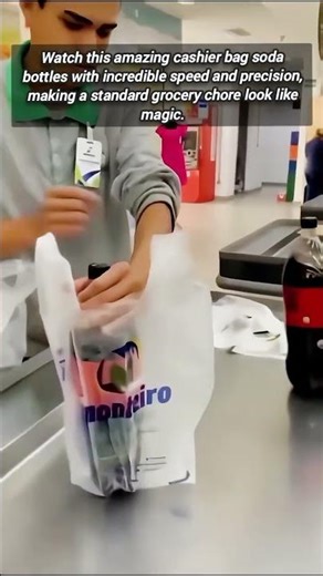 Fast And Efficient Way To Bag Large Soda Bottles