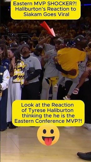 Pascal Siakam Wins East MVP & Breaks Haliburton’s Heart😲! #nba