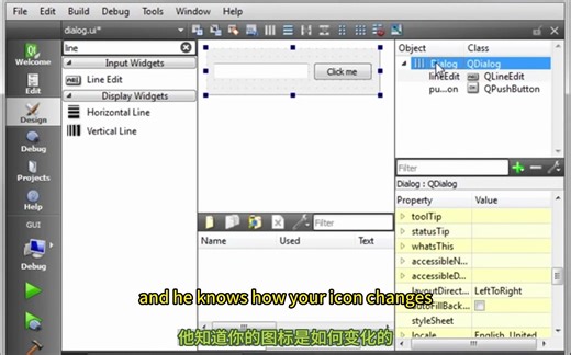 16-QLineEdit | 行编辑框 | 国外Qt教程 | 双字幕版本