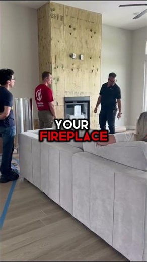 Fireplace Marbel and wood mantle installation