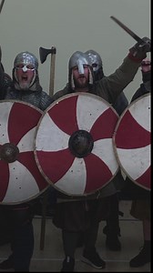 11K views · 128 reactions | How would you feel about ditching your phone, laptop or tablet and swapping them for helmets, swords, and shields? How a group of enthusiasts based in the north west like to fully immerse themselves in history and live like Vikings. ⚔️️ | BBC News NI | Facebook