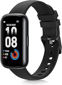 Amazon.com: TIFOZEN Fitness Tracker with 24/7 Heart Rate, Blood Oxygen, Sleep Monitor, 3ATM Waterproof Fitness Watch/Smart Watch/Activity Tracker, Pedometer/Step Counter, Calorie Tracker for Women Men, Black : Sports & Outdoors