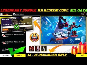 FREE FIRE REDEEM CODE TODAY 13 DECEMBER REDEEM CODE FREE FIRE | FF REDEEM CODE TODAY 13 DECEMBER