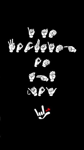 ❤️ What's the ASL message?