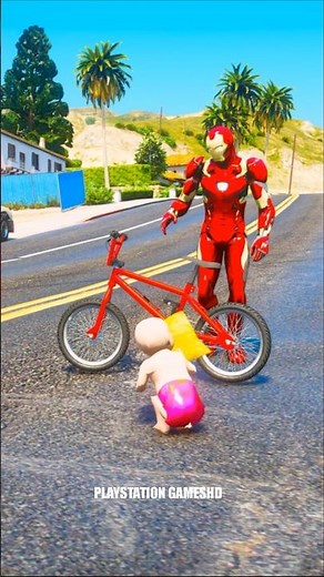 GTA V Dogs teach us love in its purest form Ep-043 #shorts #ironman #viralshorts