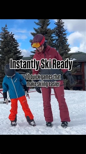 Teaching kids to ski doesn’t have to be hard. These 10 games get kids instantly ski-ready before they ever go down the mountain. I use every single one of these with my ski school students AND with my own five kids (they all learned as toddlers). They work because they build the exact skills kids need on the mountain - balance, edging, weight shifting - without the pressure of actually skiing. Play these at home or at the base and watch your kids confidence soar on day one. Want the full roadmap