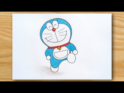 डोरेमोन का आसान चित्र बनाएं | How To Draw Doraemon | Doraemon Drawing step-by-step.