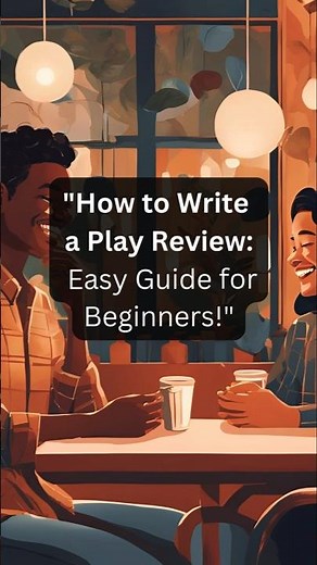 How to write a play review? Ready Steps for beginners..