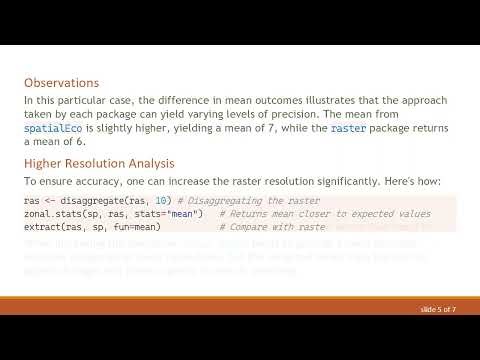Understanding Deviations in Zonal Statistics Between R Libraries