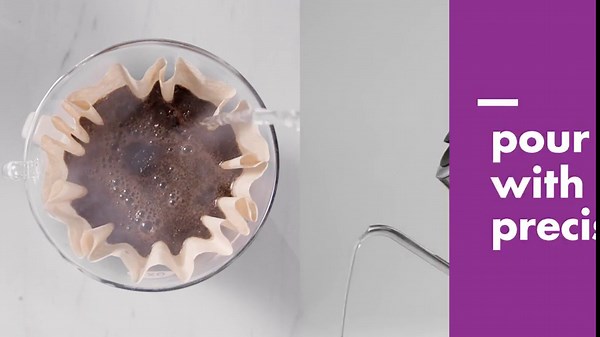 OXO Brew Gooseneck Electric Kettle – Hot Water Kettle, Pour Over Coffee & Tea Kettle, Adjustable Temperature, Built-In Brew Timer, Stainless Steel, 1L​