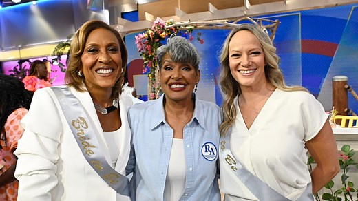 Sally-Ann Roberts sends wedding well-wishes to sister Robin Roberts, Amber Laign
