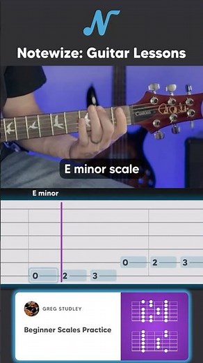 🎸 Guitar Scales: Minor (1 octave) #guitar #guitarlesson #guitartutorial #guitartab #guitartabs