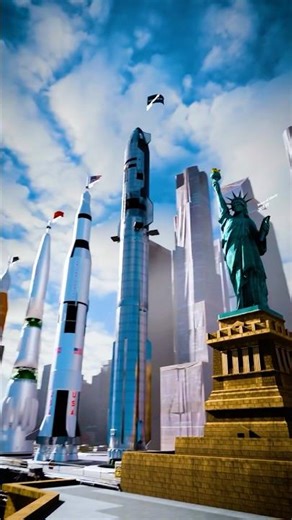 3D Rocket Size Comparison