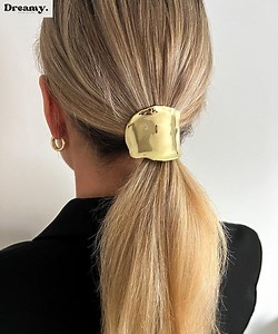 Ponytail Hair Cuff Hook, Metal Ponytail Cover, Silver Hair Cuff, Gold Hair Pin, Hair Accessories, Wedding Hair Cuff, Unique Gift for Her - Etsy