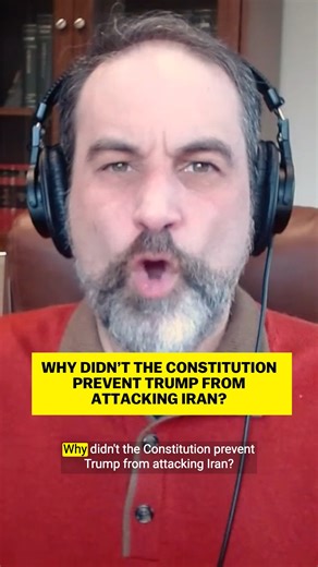 You can blame the Founding Fathers for President Donald Trump’s ability to attack Iran without Congressional approval. Why? They didn’t expect the US to have a standing army, which led them to believe that the president wouldn’t have many troops under their command and to create a Constitution unprepared for the US’s military power. Read more of our coverage of the war in Iran: https://www.vox.com/politics/481087/us-iran-trump-war-israel-politics-explainer?utm_source=facebook&utm_medium=social&u
