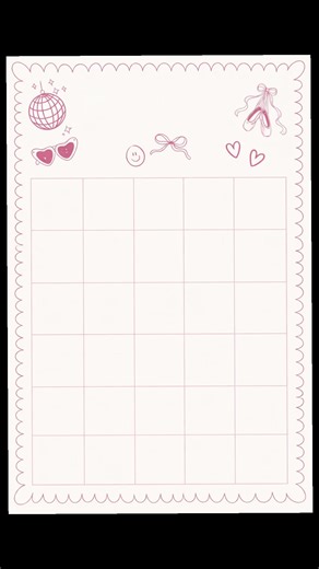 2026 Bingo Card Template for Goal Setting