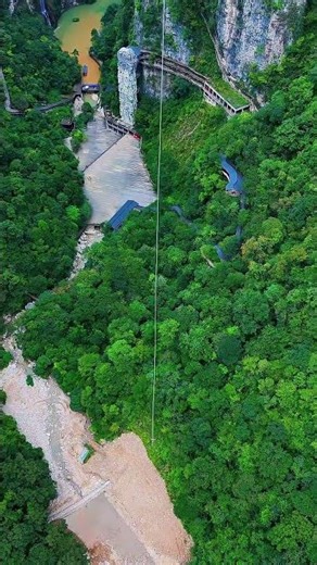Bungee Jumping With Rope In Beautiful Place Asmr Bungee Jumping#nature #high 1