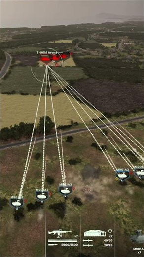 3 Russian T-90s vs 8 US ATGMS // Broken Academy Tests