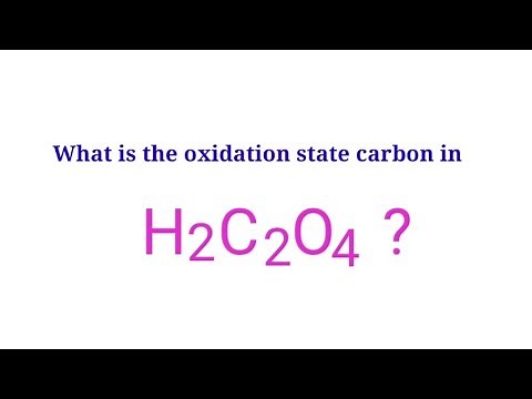 what is the oxidation state of carbon in H2C2O4? the oxidation number for h2c2o4 ‪@mydocumentary838‬
