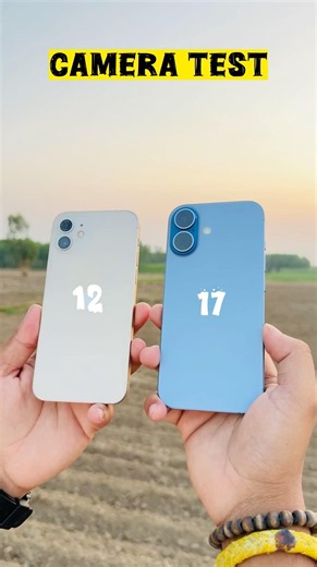 iPhone 17 vs iPhone 12 camera test 🔥