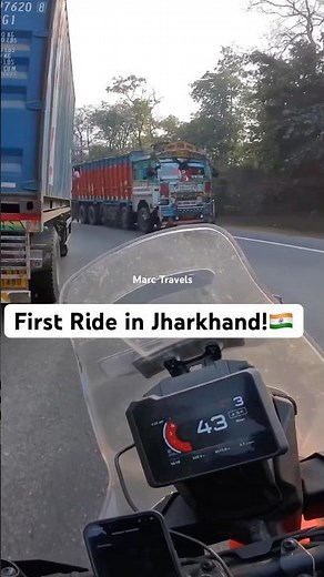 First Ride in Jharkhand!🇮🇳😳 #india ‪@MarcTravels‬ #jharkhand #ktm390adventure #marctravels