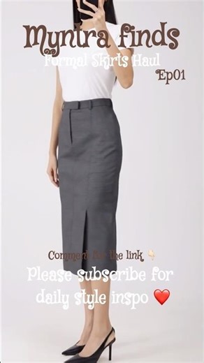 Formal skirt haul you for a classy office look- Elegant workwear styles – perfect for office outfit