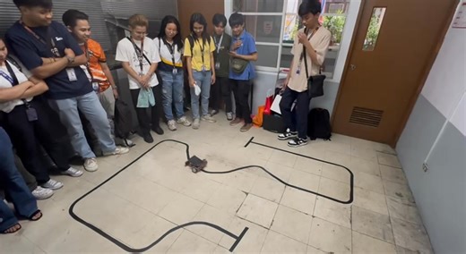 2.4K views | ⁨⁩ ⁨The Line-Tracing Robot prototype designed by TUP students and displayed during the TUP-ROTC Exhibit from December 18-21 at the TUP-Manila, San Marcelino, Ermita, Manila. The prototype could have a potential used for autonomous navigation, reconnaissance, and logistics.⁩ | Philippine Army | Facebook