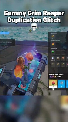 HOW TO DUPLICATE GUMMY SPRITES IN FORTNITE💀 #shorts