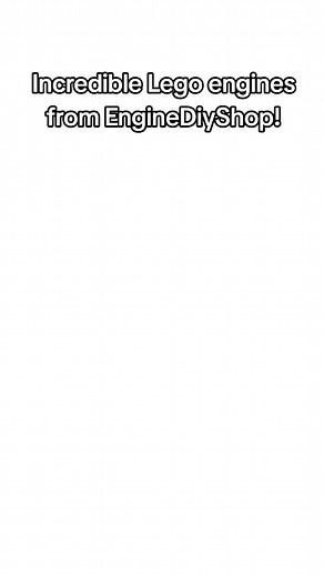 Incredible Lego Engines from EngineDiyShop!