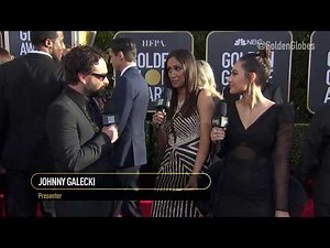 Johnny Galecki Red Carpet Interview - Golden Globes 2019