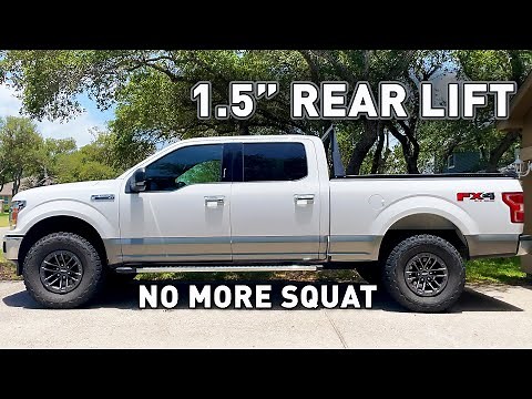 I Installed 3 Inch Rear Lift Blocks on my 2018 Ford F150