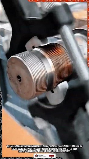Thread Restorer Tool: Fixing Damaged Threads Handy Fast Precise #tool #tools #innovation