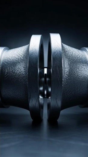 I Cut Open Solid Metal… A Mirror Sphere Was Inside?! 😳🪞 #Shorts