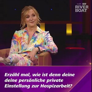 Oft reden wir nicht gerne über das Thema, doch Palliativmedizin und Hospizarbeit ist ein wichtiger Teil und schafft auch schöne Memente! Anja Koebel - Coach | Pater Anselm Grün | Riverboat