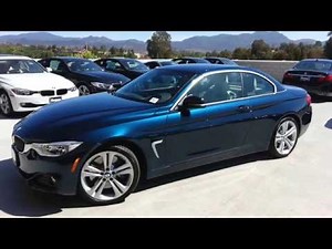 NEW BMW 435I convertible Midnight Blue Sport line Car Review