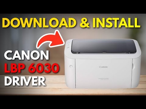 How To Download & Install Canon LBP 6030 Printer Driver In Windows 11 PC - Laptop