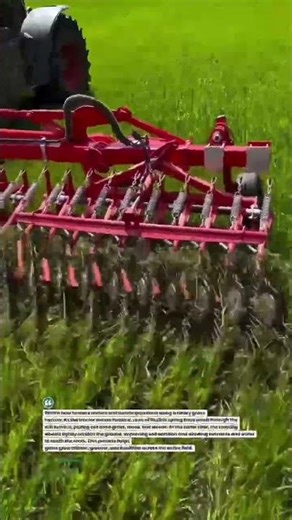 Tractor Rotary Harrow Revives Grassland Fast #Farming #Agriculture #FarmTools