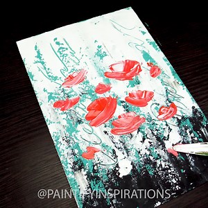 206K views · 3.9K reactions |  Easy Abstract Flower Painting Acrylic | Paintify | Facebook