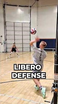 Coach Gage showing me some tips and tricks on libero defense! How did I do? ‪@OutofSystemOfficial‬