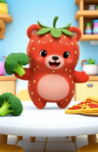 Choose a Healthy Snack 🍎🥕 | Fun Kids Learning Video | Toddler Nutrition Game #Shorts