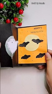DIY Halloween Card ideas #halloween #diy #shorts #viral