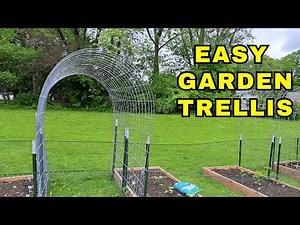 DIY Garden Trellis Anyone Can Make in One Afternoon!