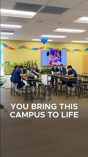 Without our students, we’re just a bunch of empty walls. 💙