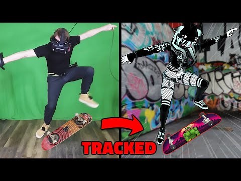 What a Kickflip in VRChat Looks Like! *WORLD FIRST TRACKED SKATEBOARD*
