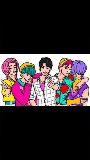 Coloring Saja Boys | KPop Demon Hunters #kpopdemonhunters #jinu #sajaboys #sodapop