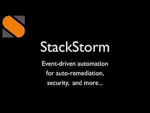 StackStorm 101 - Event-Driven Automation