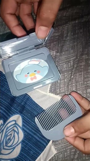 pocket mirror with comb #mirror
