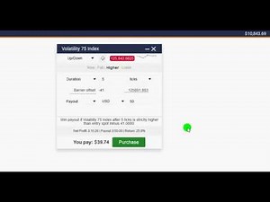 Up Down Binary options Trading Higher Winning Strategy binary.com make 61USD IN 3MINUTES