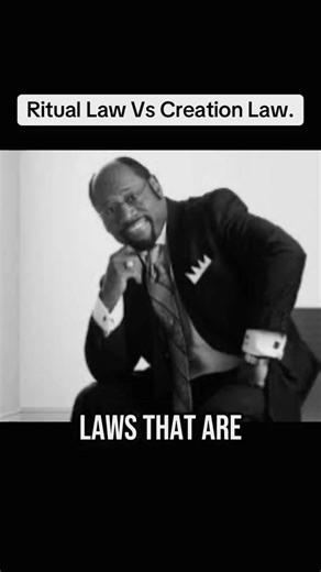 Sermon: Ritual Law vs. Creation Law By Dr. Myles Munroe (Inspired Message) Every generation wrestles with the tension between what man establishes and what God ordains. Ritual Law is the product of religion—human attempts to please or reach God through ceremonies, customs, and traditions. Creation Law, however, is divine; it was established by God before religion existed. It is the eternal principle that governs life, order, and purpose in the universe. To understand the difference is to unlock 